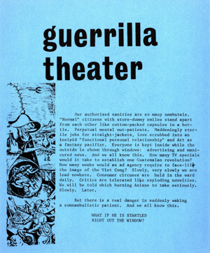 A Digger street sheet