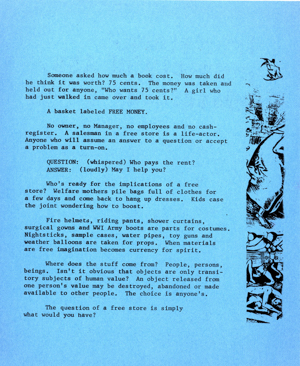 A Digger street sheet