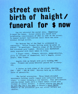 A Digger street sheet