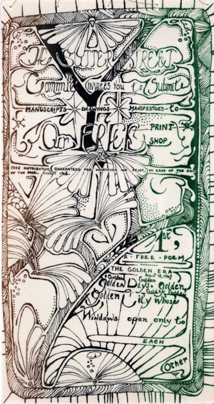 Page from JET's early drawings and Kaliflower work