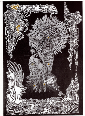 Page from JET's early drawings and Kaliflower work