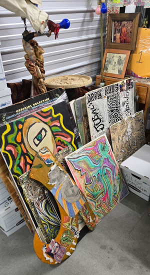 Photo of JET's archive materials in storage
