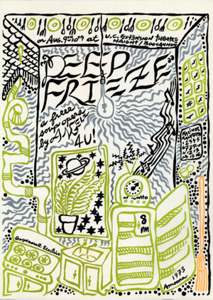 Page from JET's early drawings and Kaliflower work