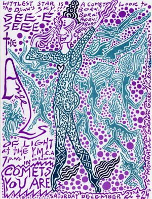 Page from JET's early drawings and Kaliflower work
