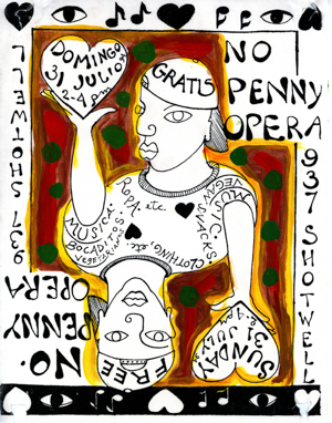Poster JET designed for a Free Vegan Kitchen